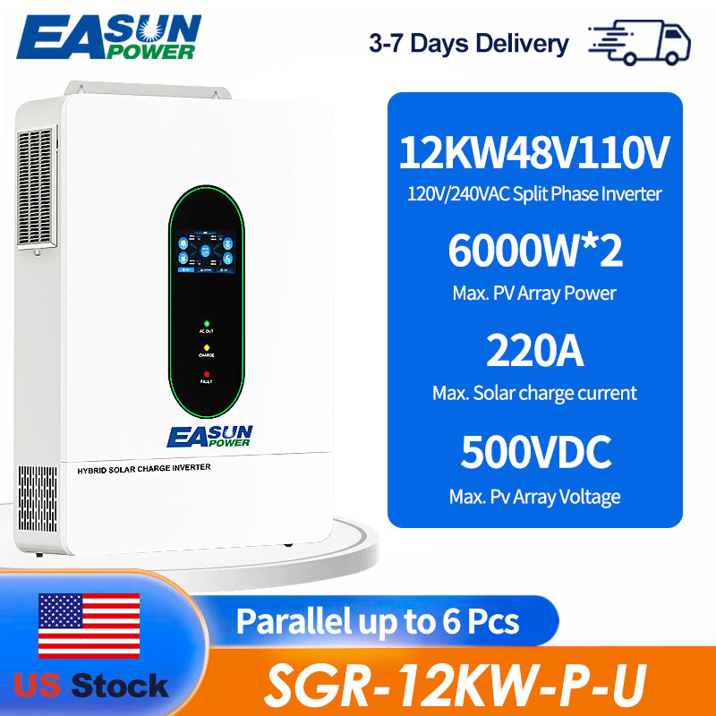 EASUN POWER US 12KW 12000W Ond - Grid Tie Inverter Limiter 2000W avis et prix